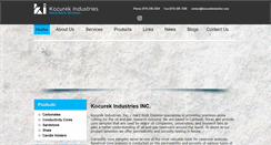 Desktop Screenshot of kocurekindustries.com